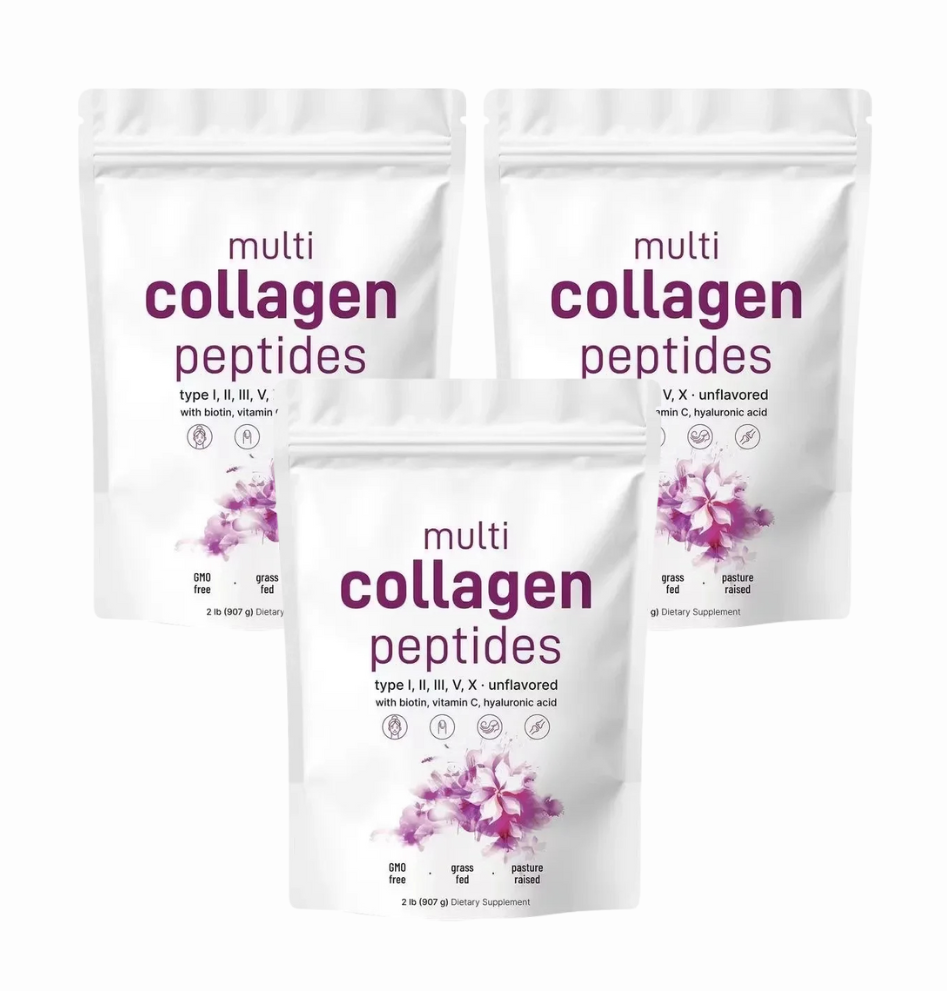 Multi-Collagen Peptide Powder (Monthly Supply)
